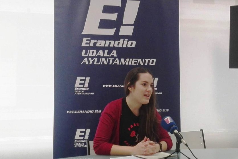 Aitana López concejala del PSE-EE en Erandio