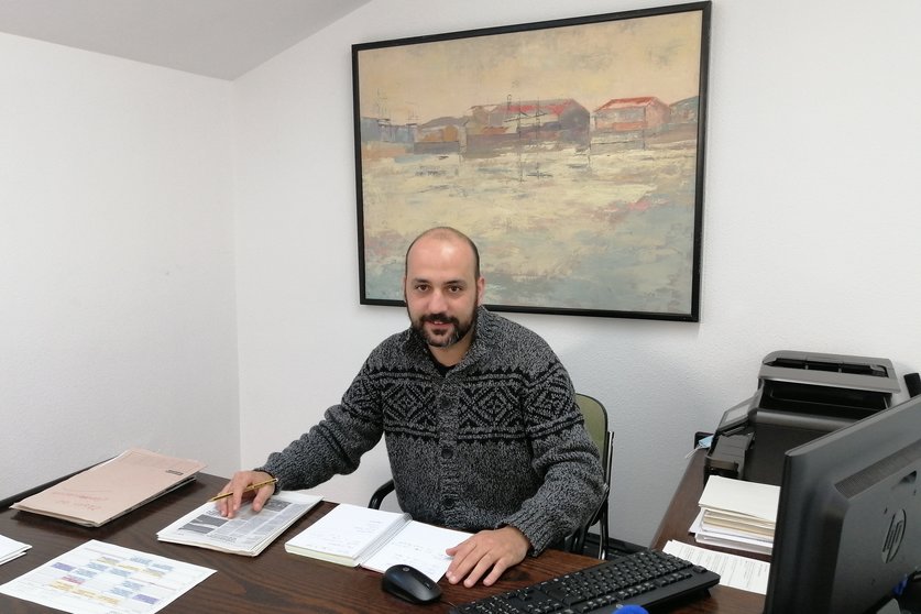 Jorge González, concejal de Empleo, Turismo e Igualdad, en el Ayuntamiento de Erandio