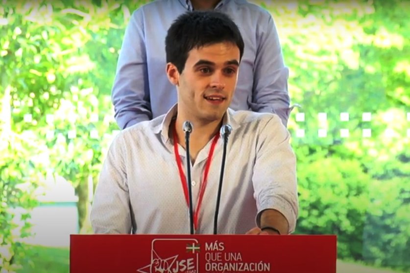 Victor Trimiño, secretario general de Juventudes Socialistas de Euskadi