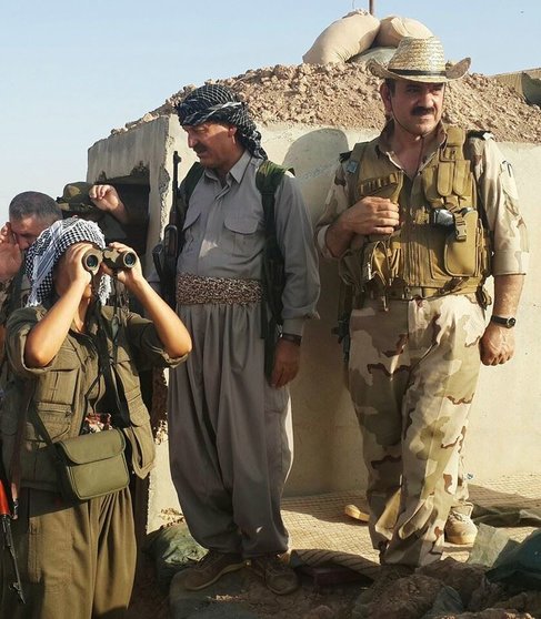 Guerrilleros del PKK y milicianos Peshmergas (Fuente: wikipedia)